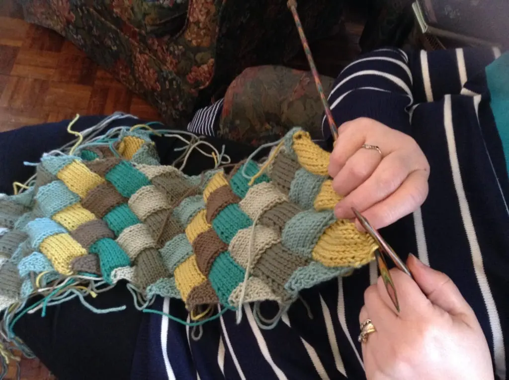 Entrelac Knitting