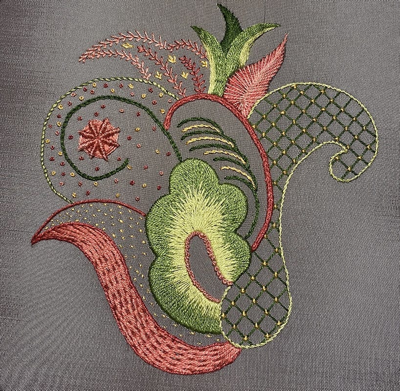 Essential Hand Embroidery Stitches & Design Composition - Stitching  Lavender, Heidi Sternberg